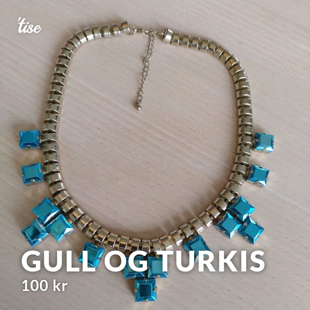 Gull og turkis