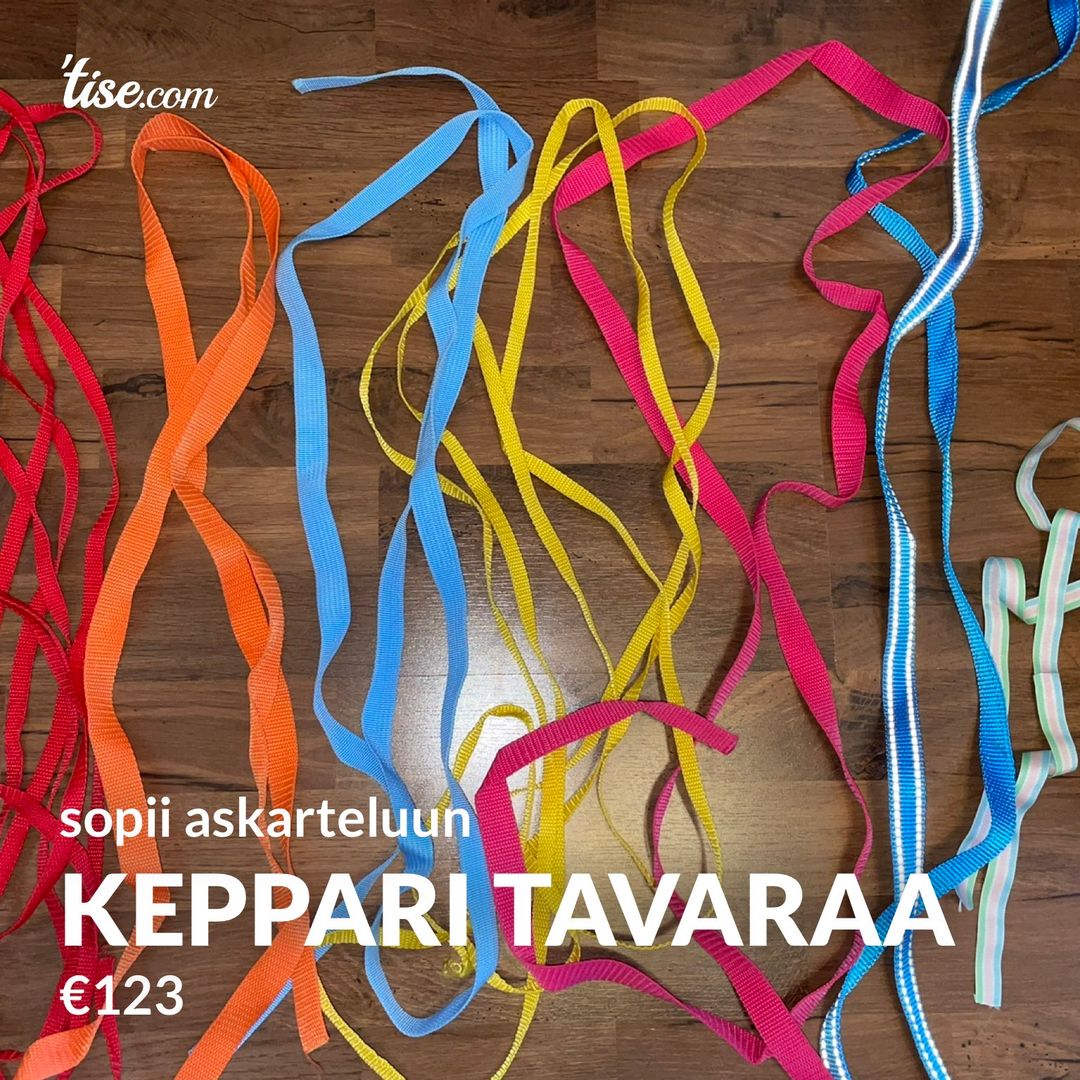 keppari tavaraa