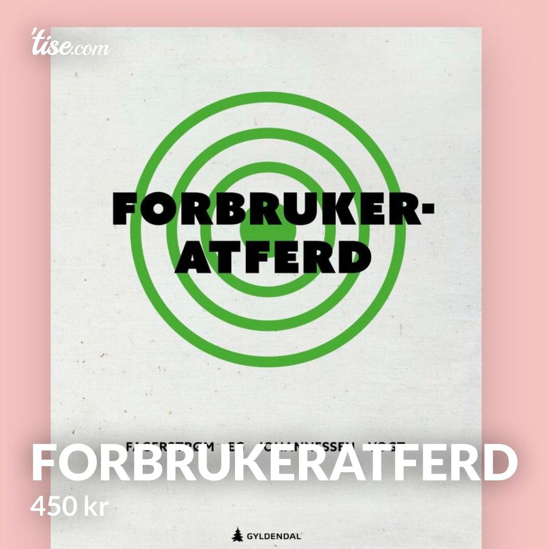 Forbrukeratferd