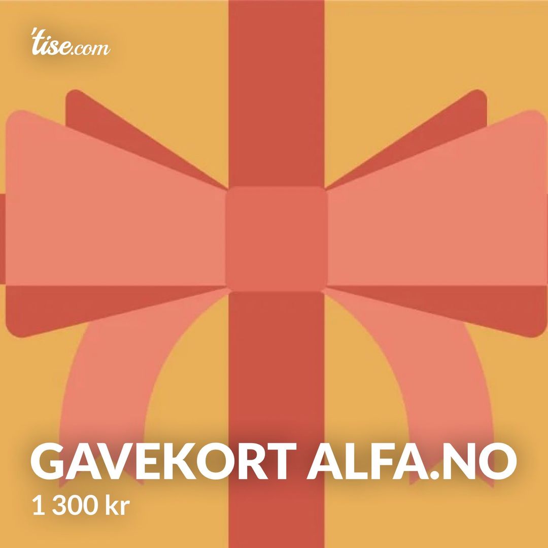 Gavekort alfano