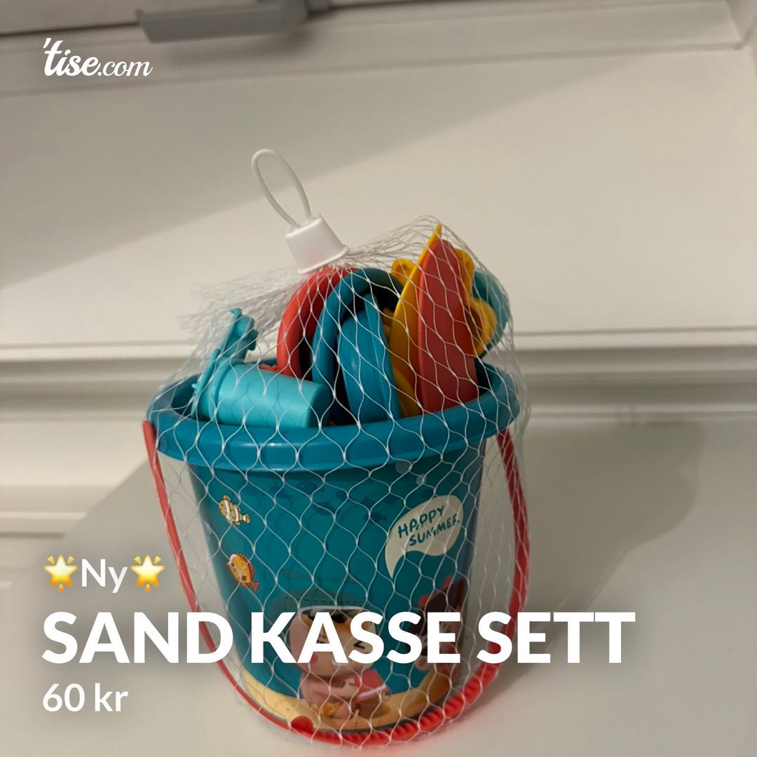 Sand kasse sett