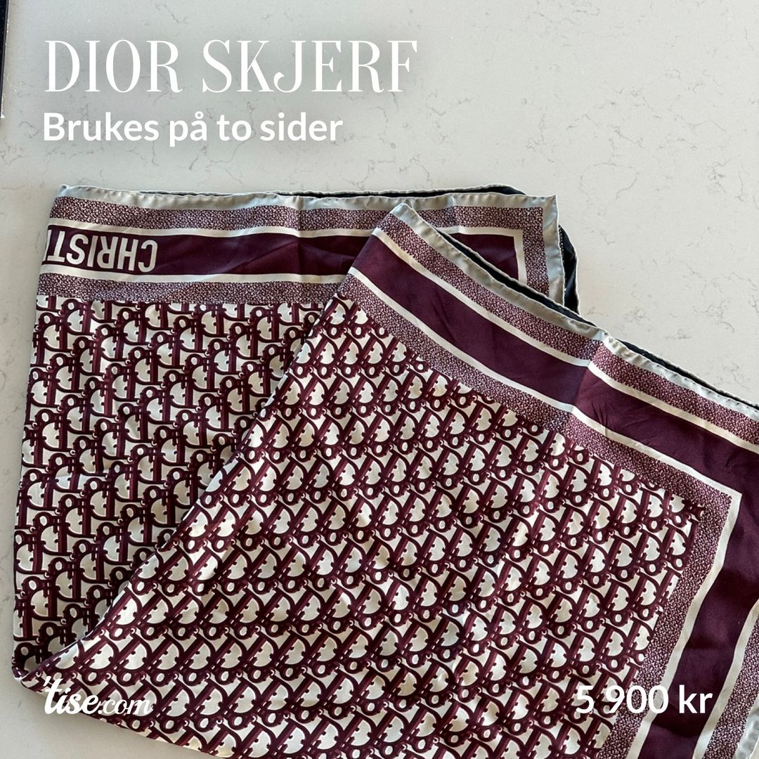 Dior skjerf