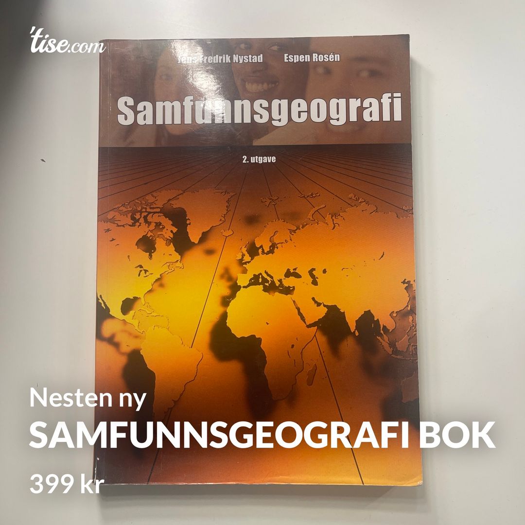 Samfunnsgeografi bok