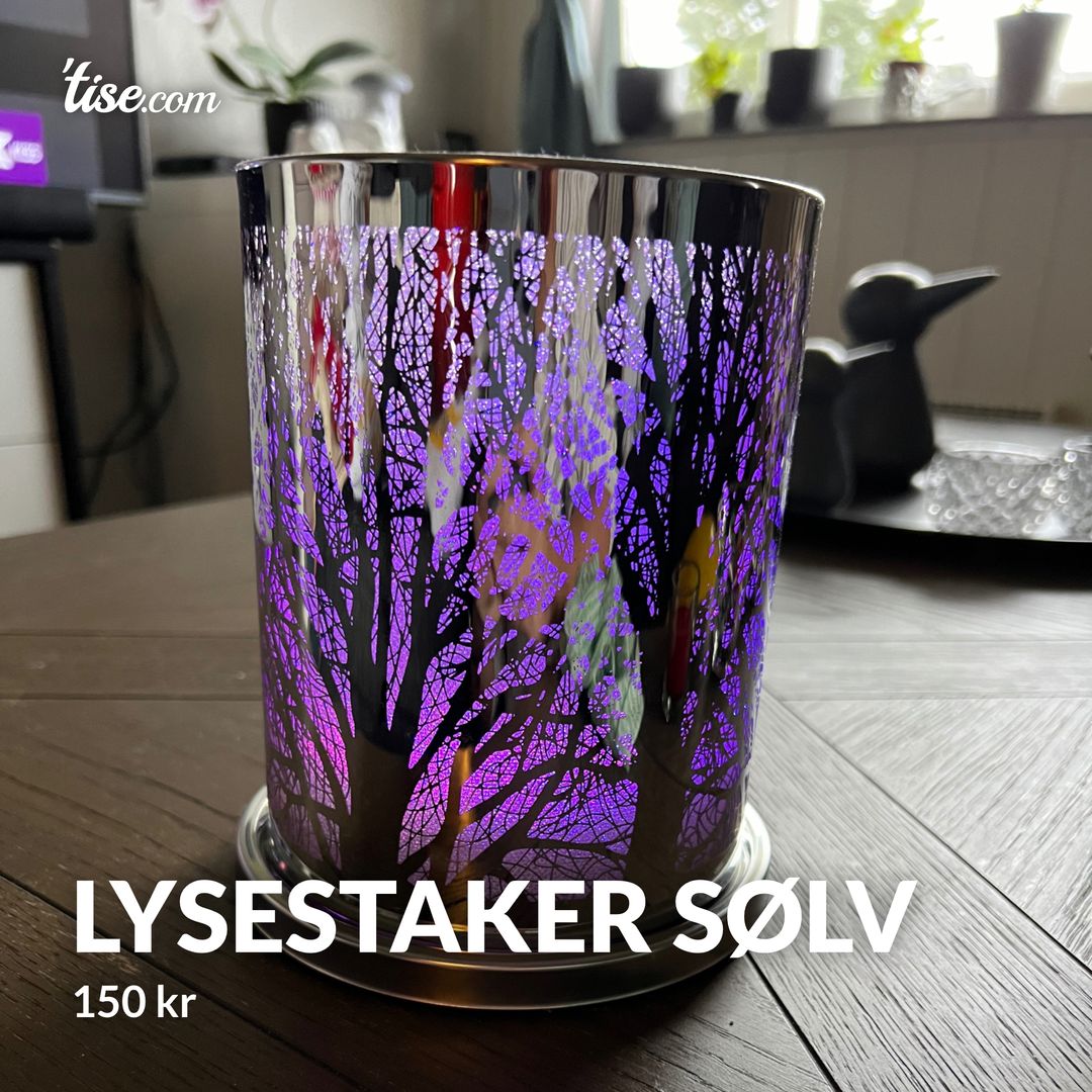 Lysestaker sølv