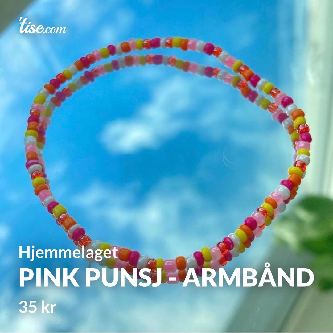 Pink punsj - Armbånd