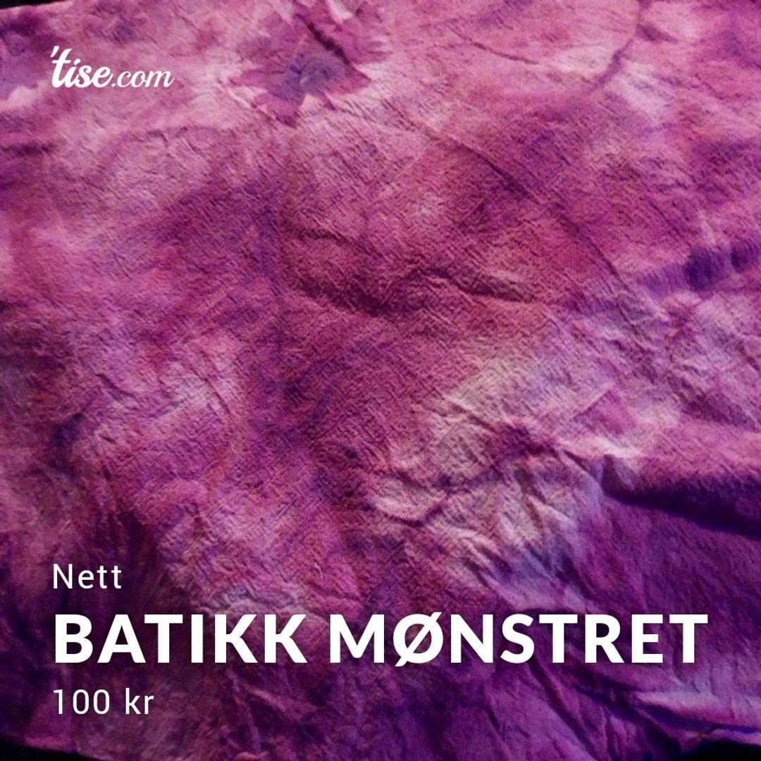 Batikk mønstret