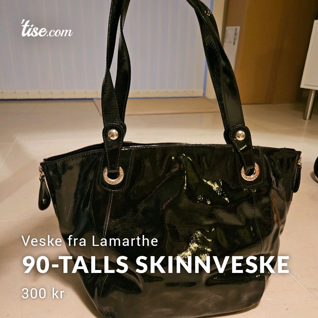 90-talls skinnveske