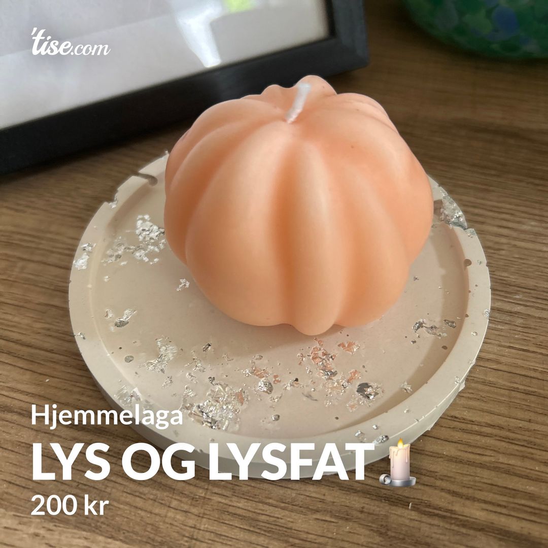 Lys og lysfat🕯️