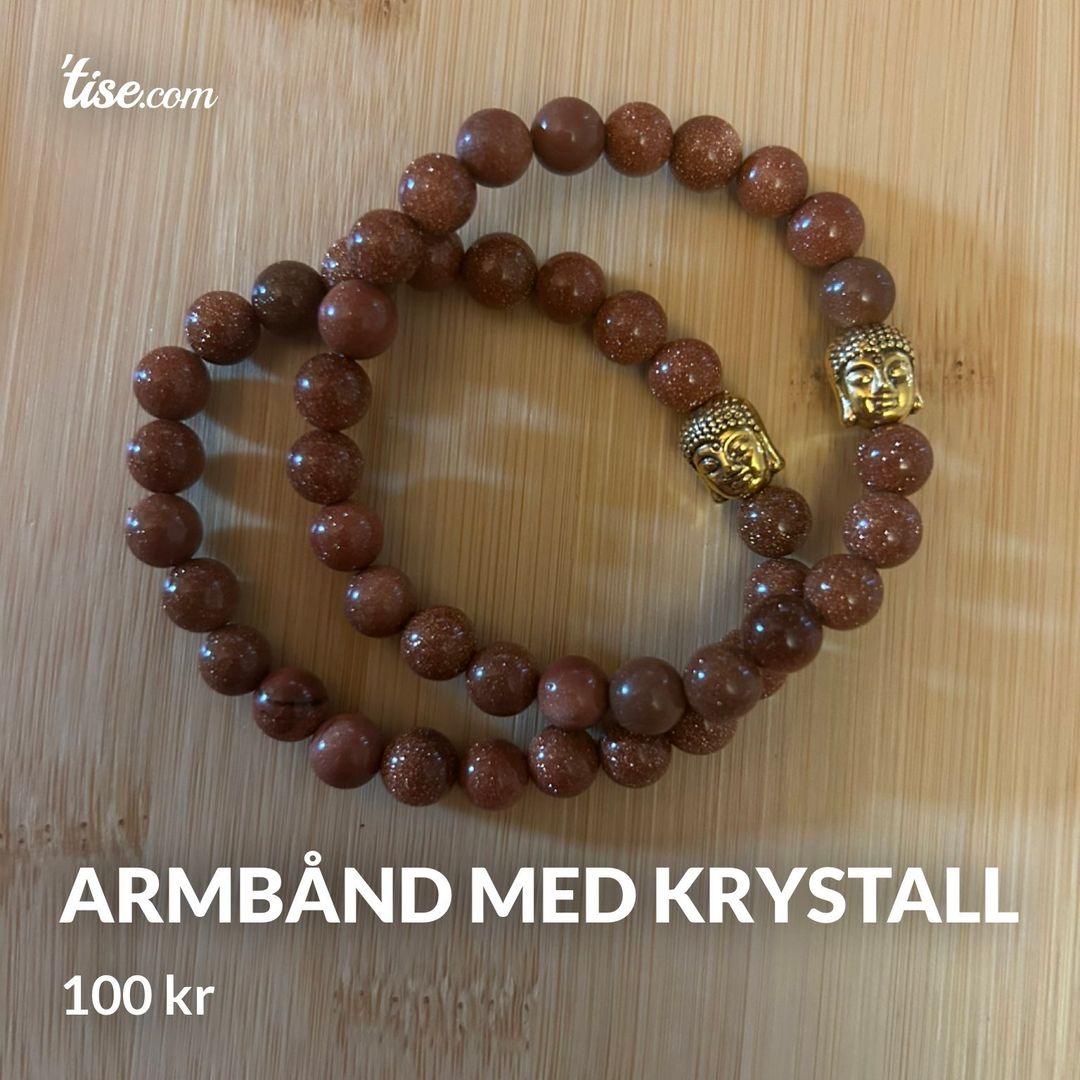 Armbånd med krystall