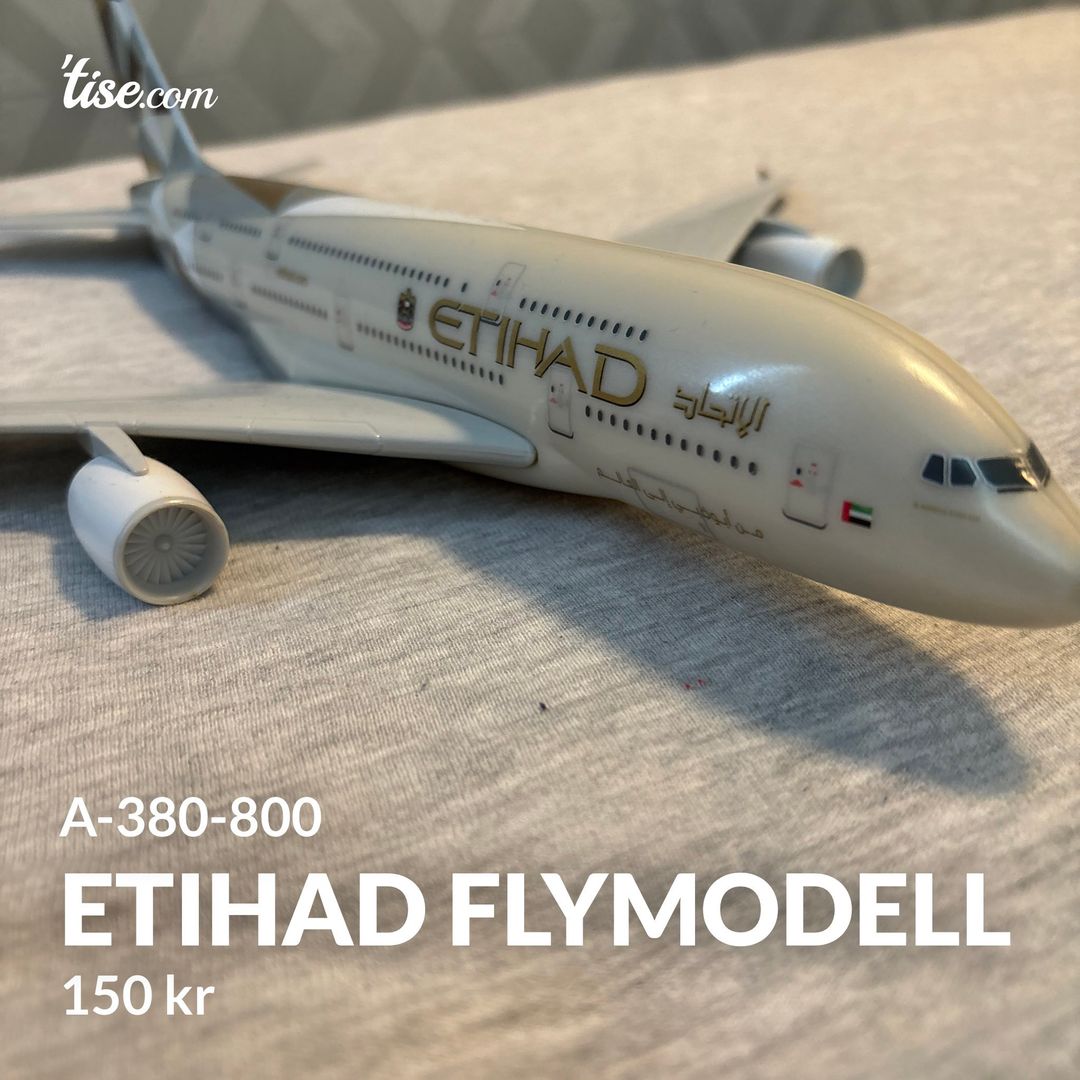 ETIHAD flymodell