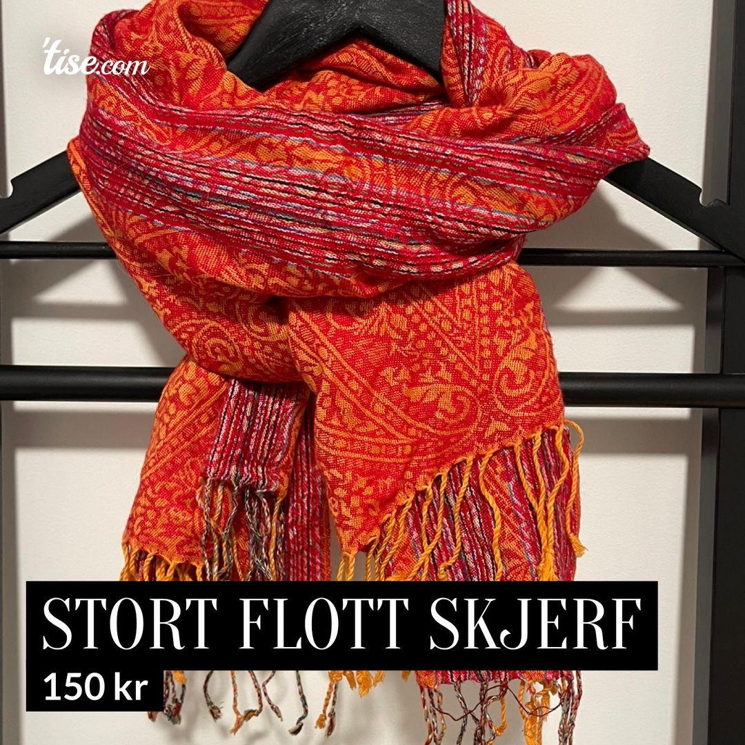 Stort flott Skjerf