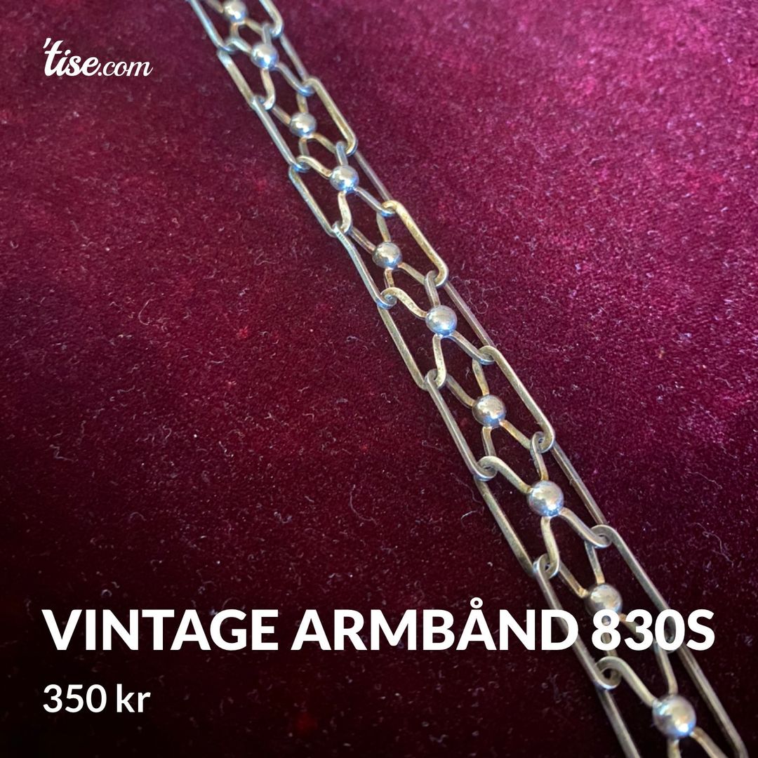 Vintage armbånd 830s