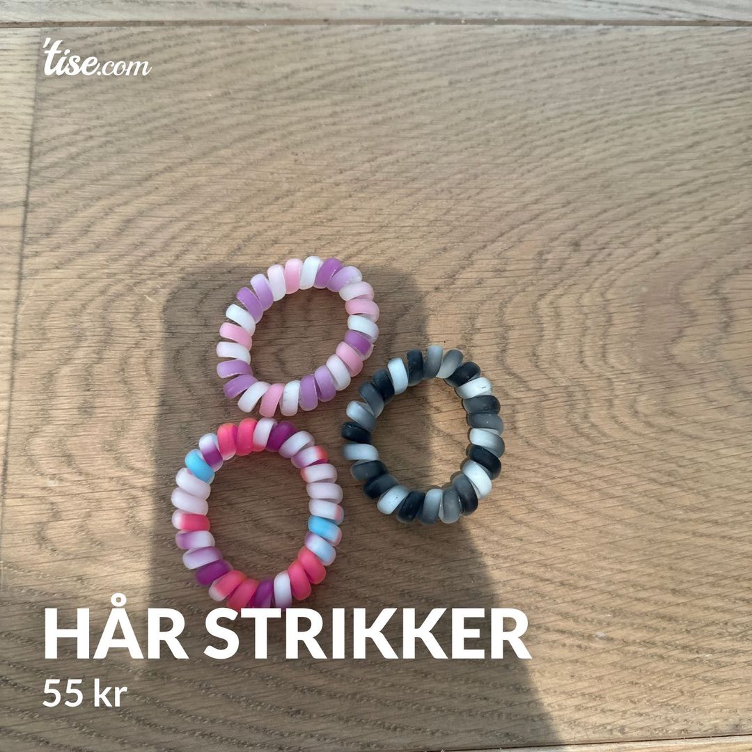 Hår strikker