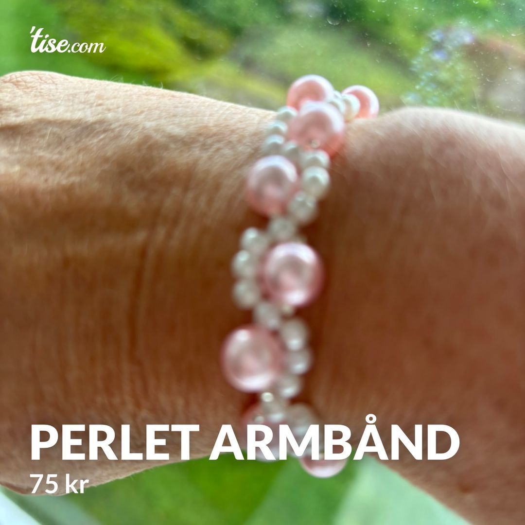 Perlet armbånd