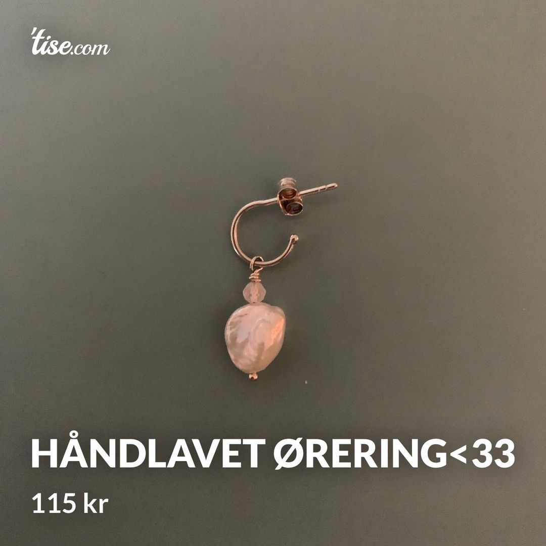 Håndlavet ørering<33