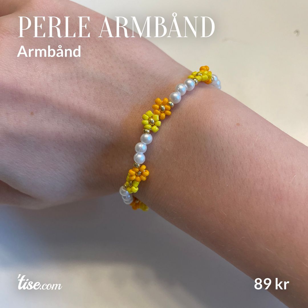 Perle armbånd