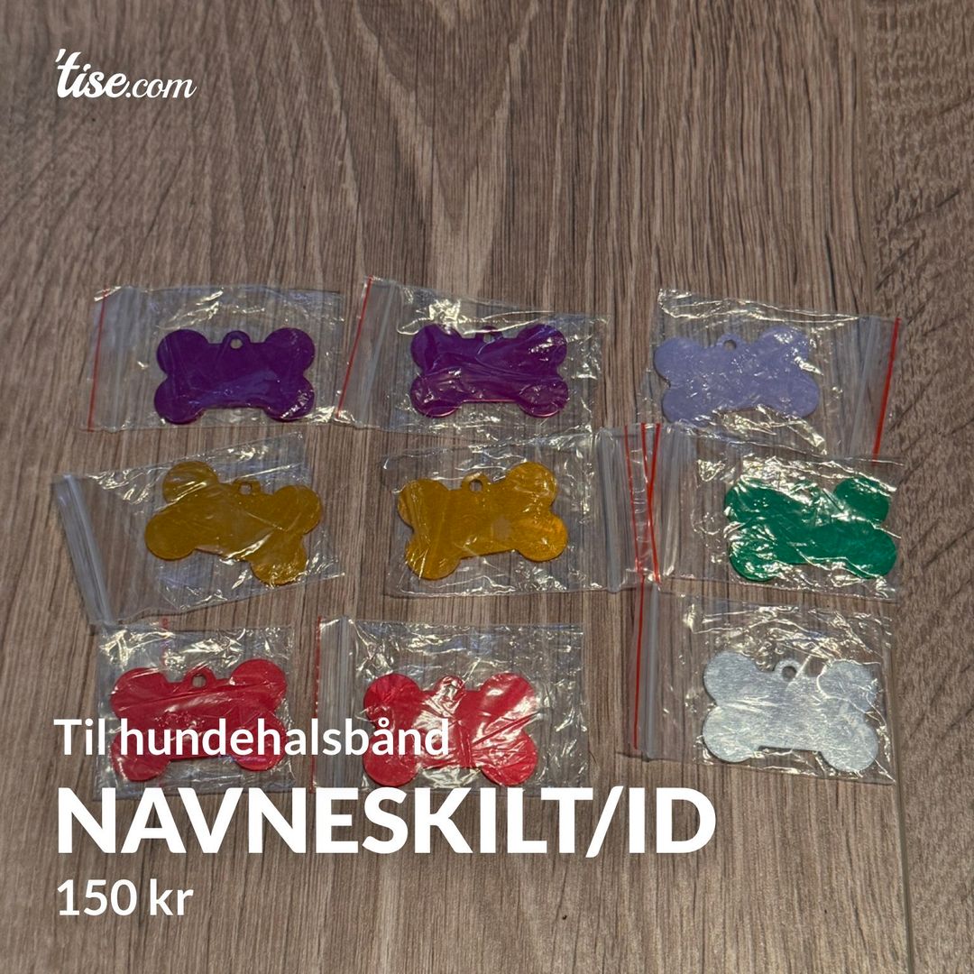 Navneskilt/ID