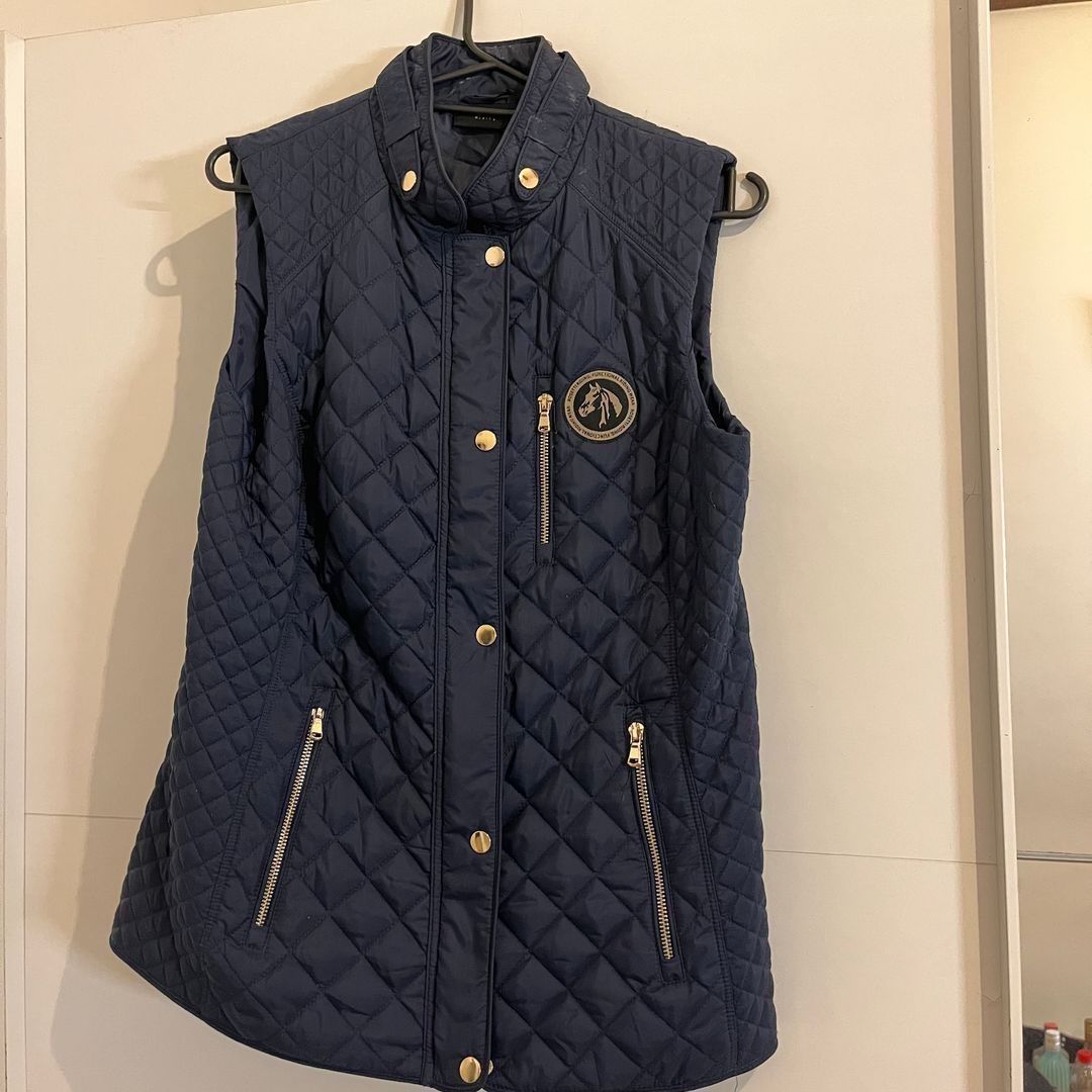 Navy blå ridevest