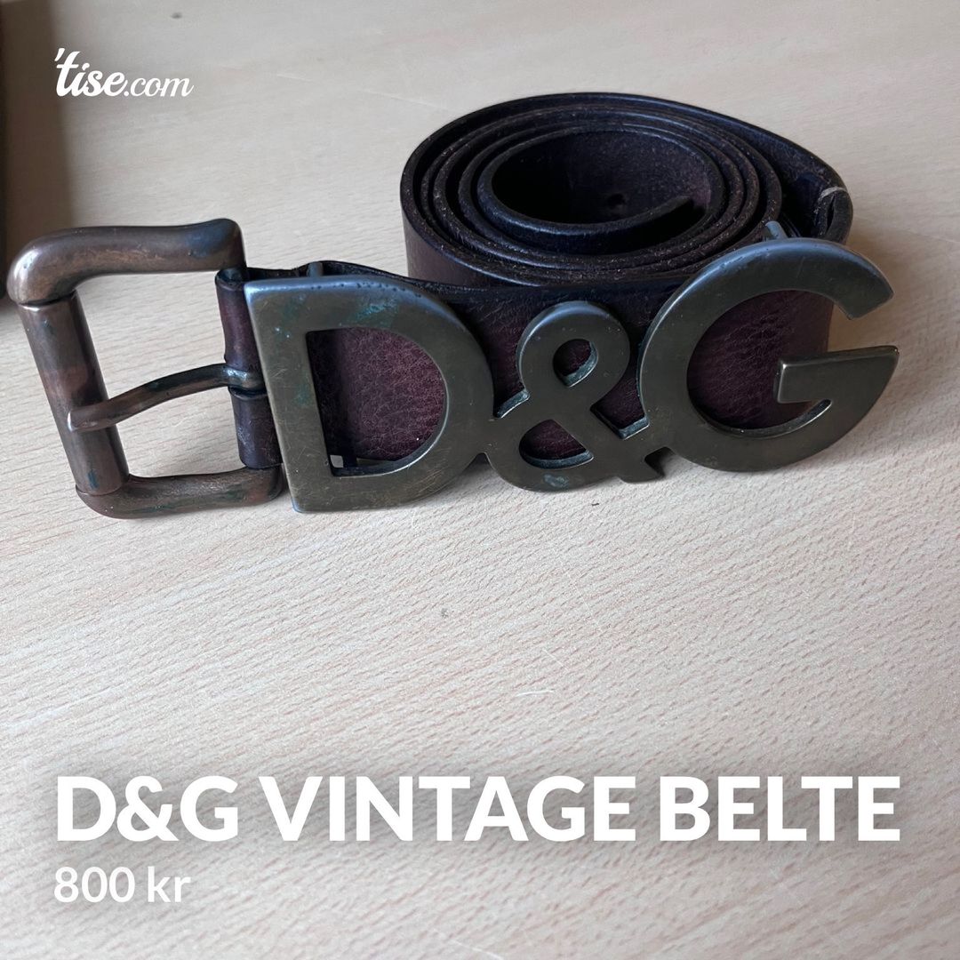 DG vintage belte