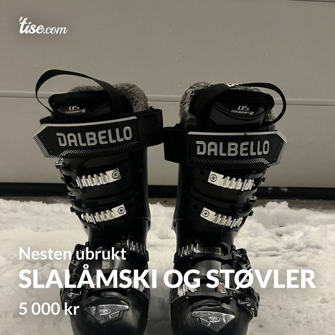 Slalåmski og støvler