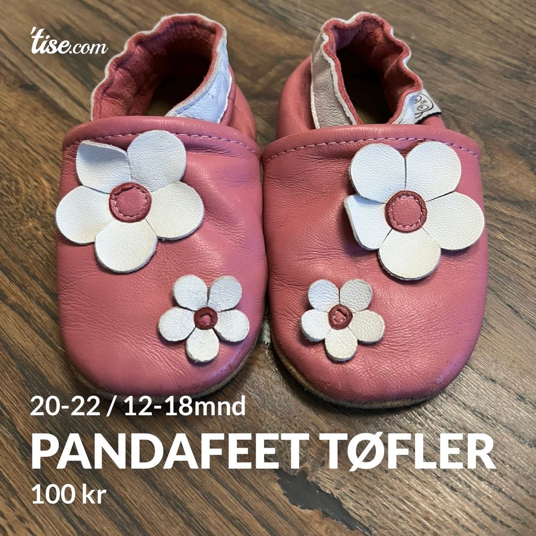 Pandafeet tøfler