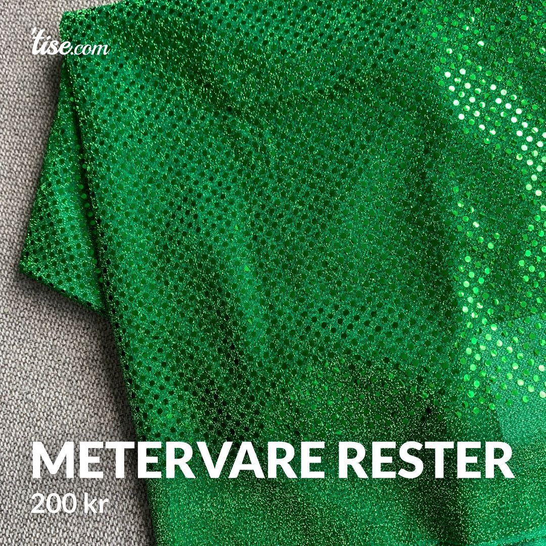 Metervare rester