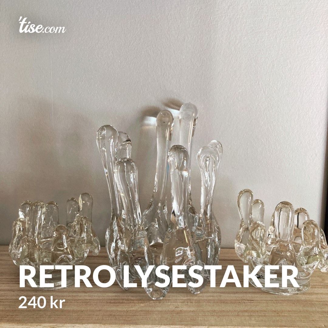 Retro lysestaker