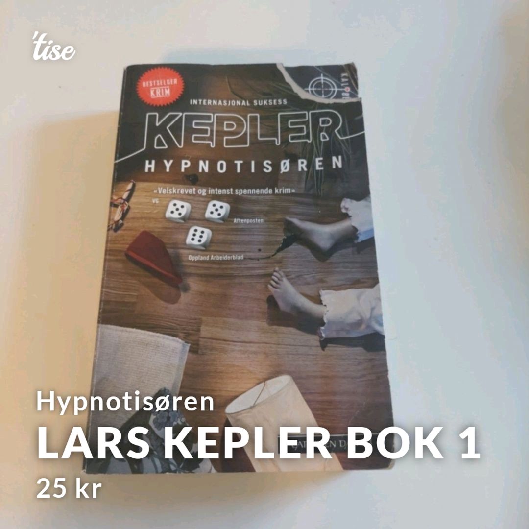 Lars Kepler Bok 1