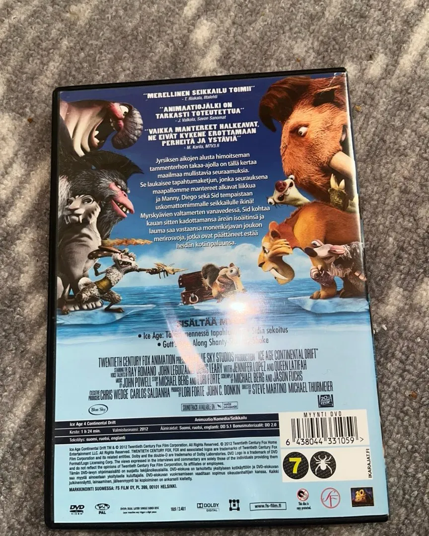 Ice Age 4 dvd