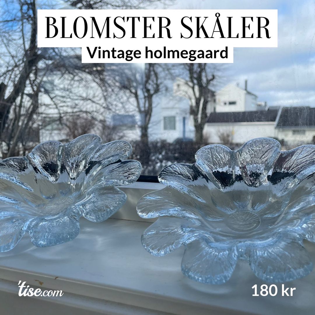 Blomster skåler