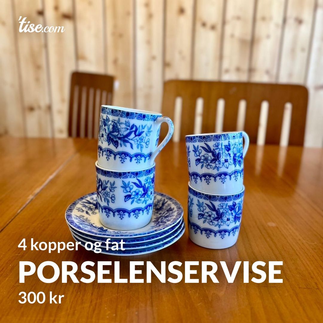 Porselenservise