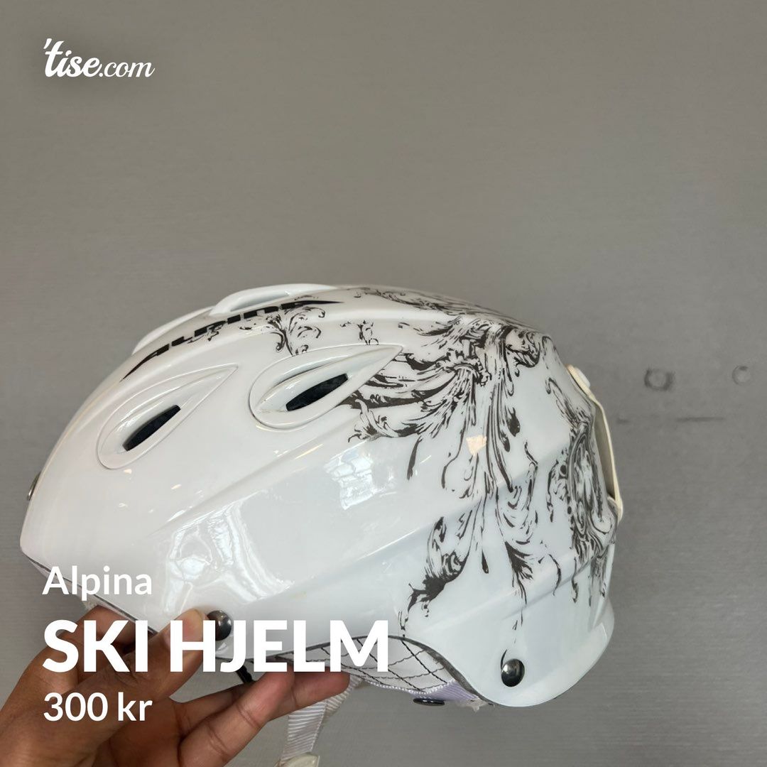 Ski hjelm