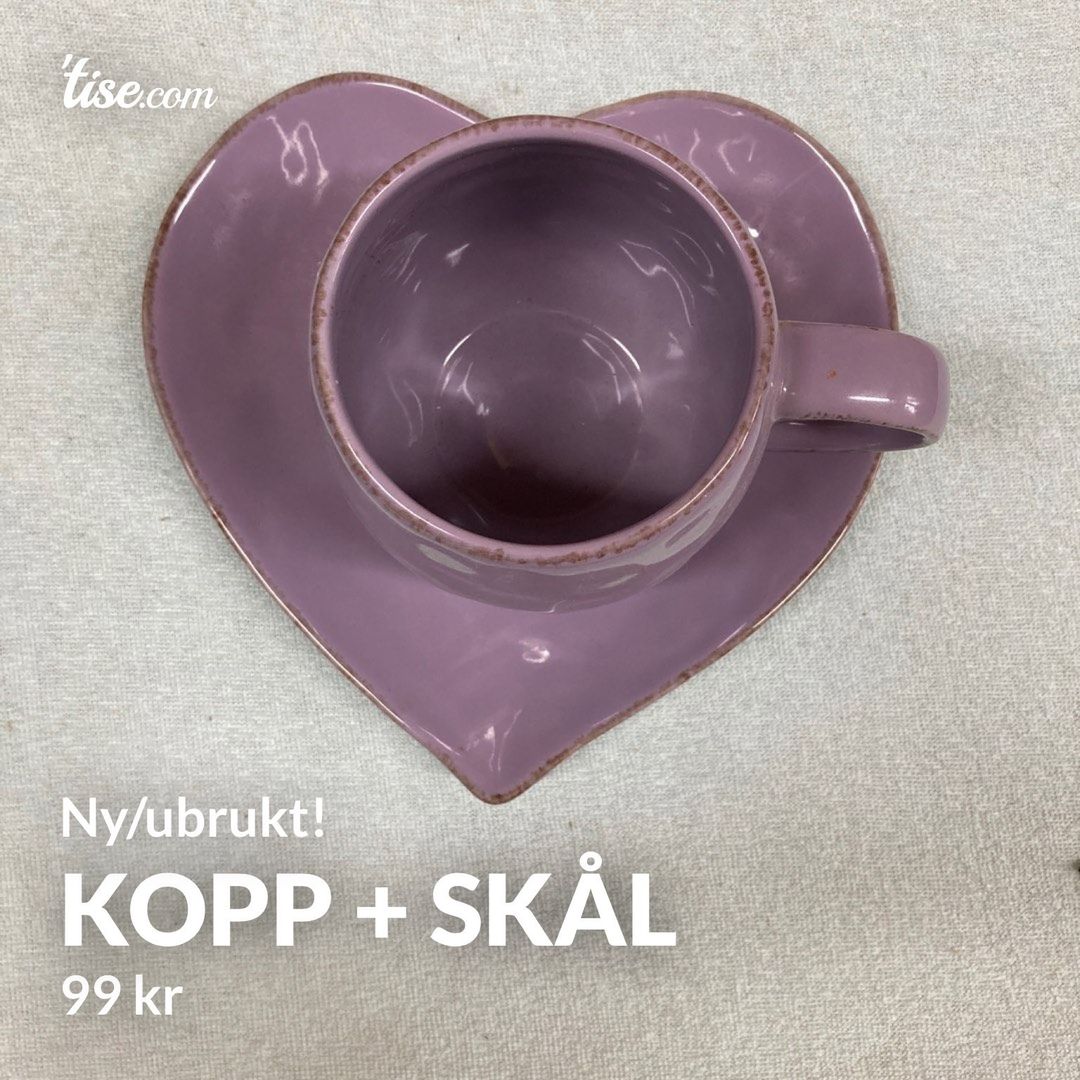 Kopp + skål