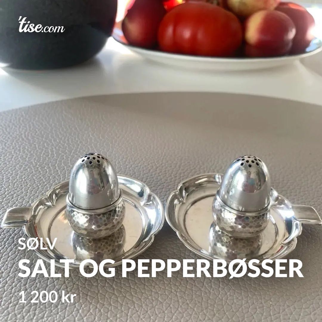 Salt og pepperbøsser