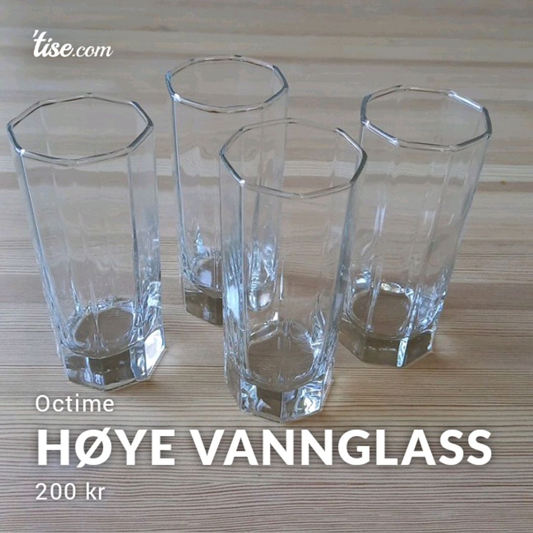 Høye Vannglass