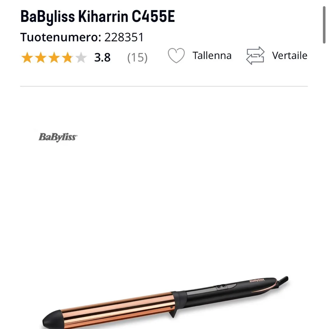 Babyliss kiharrin