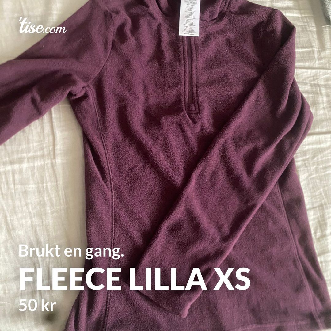 Fleece lilla XS