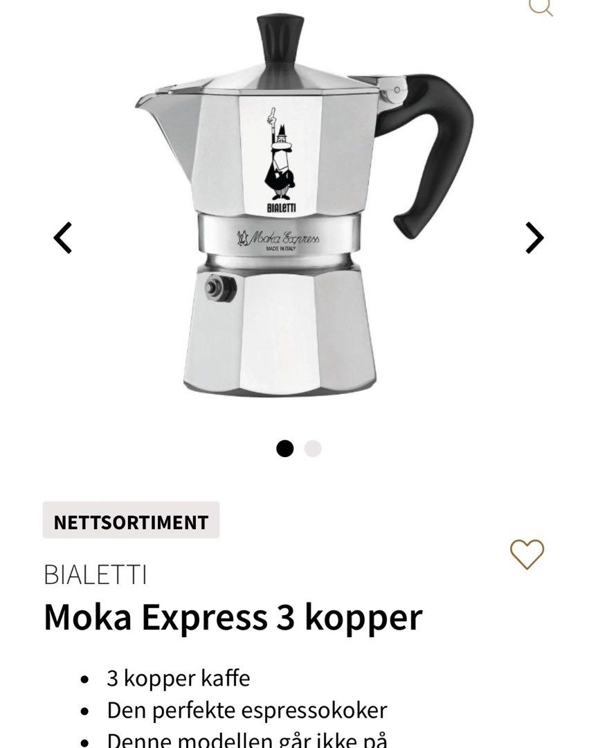 Bialetti 3 kopper