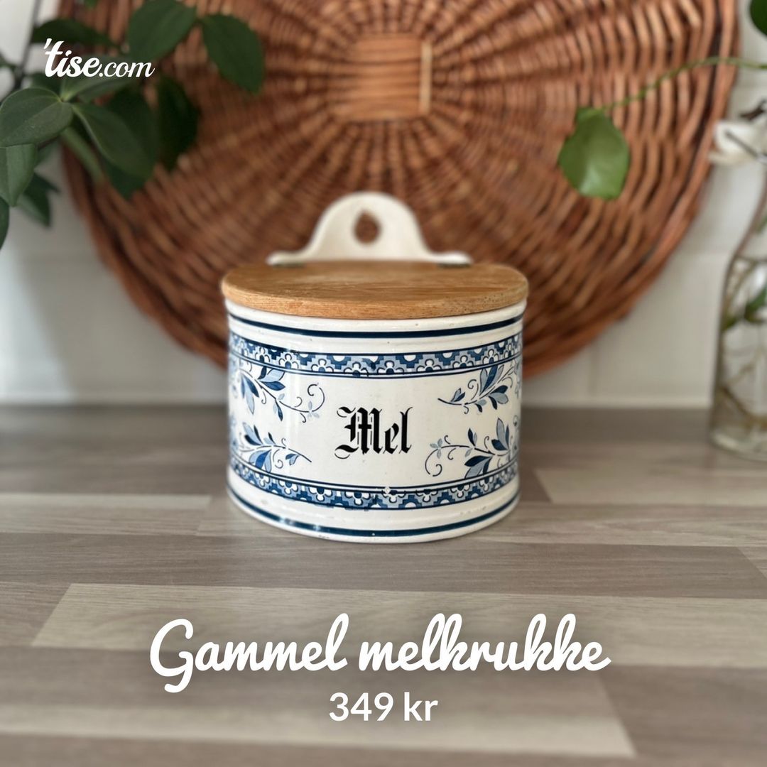 Gammel melkrukke