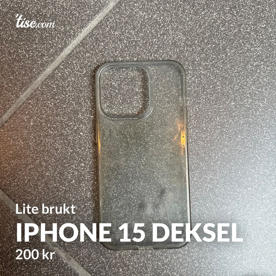 Iphone 15 deksel