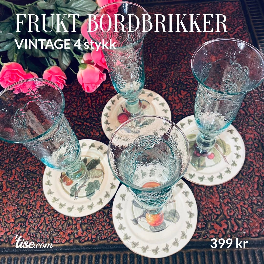 Frukt bordbrikker