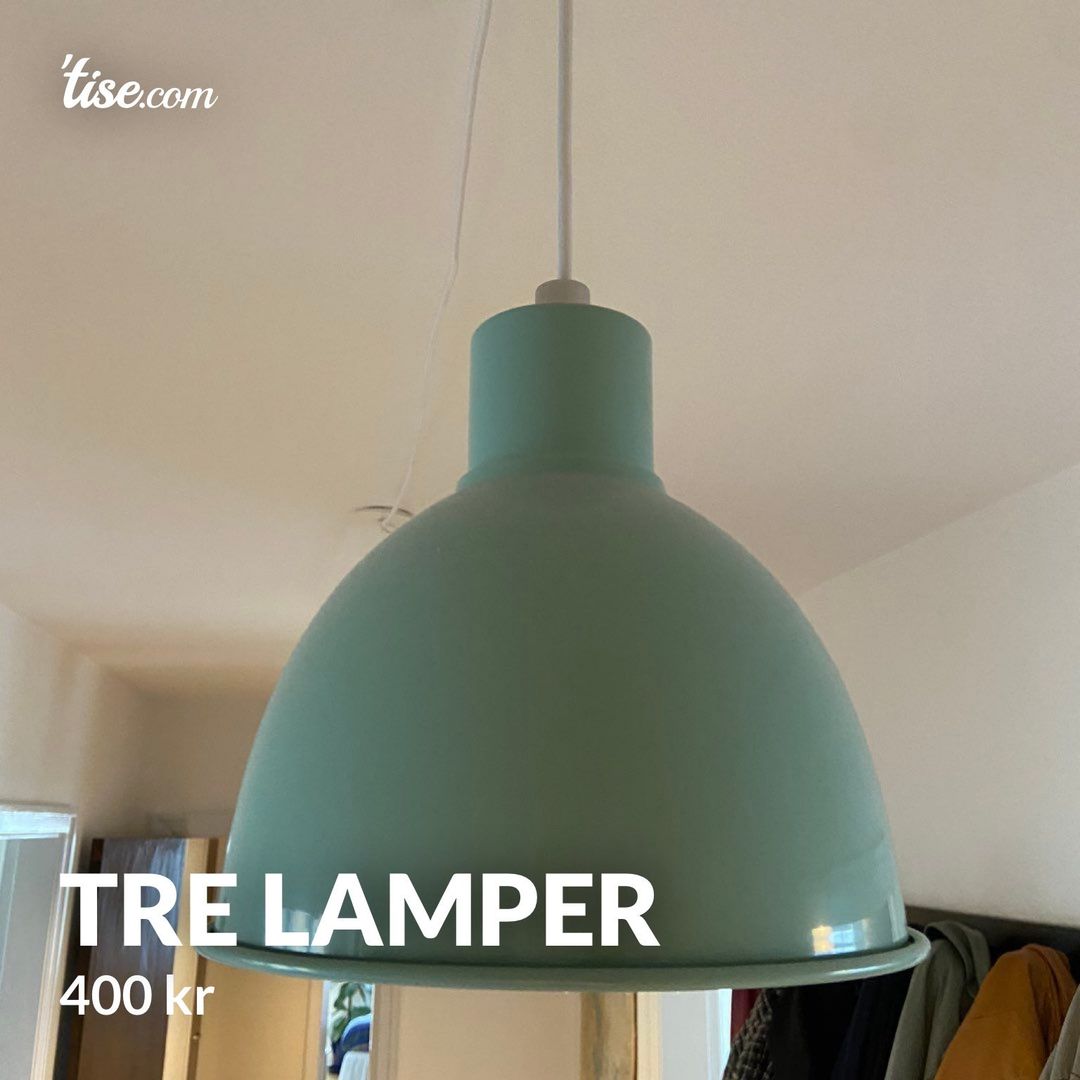 Tre lamper