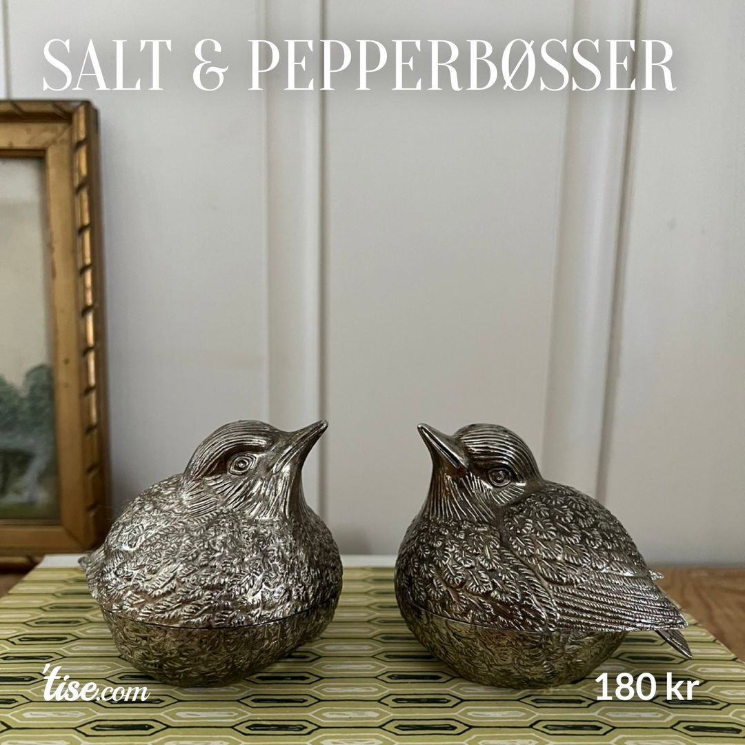 Salt  pepperbøsser