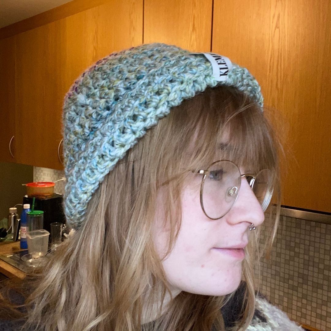 Heklet beanie