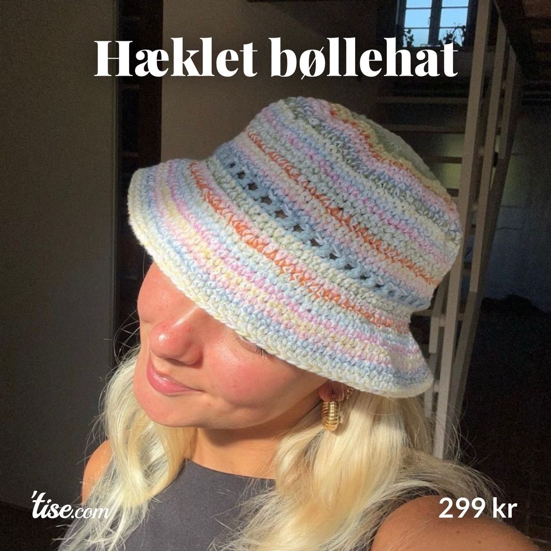 Hæklet bøllehat