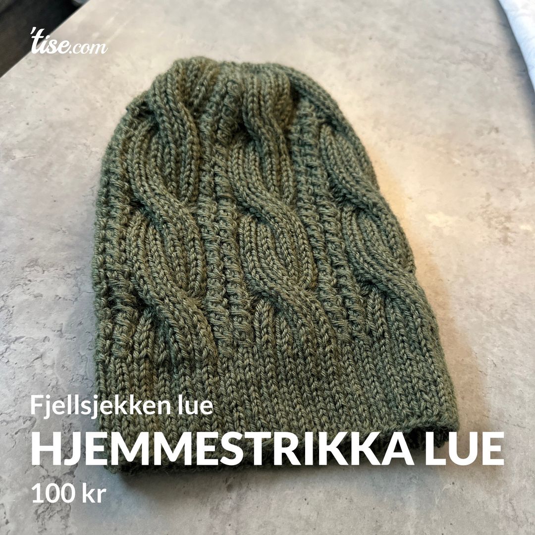 Hjemmestrikka lue