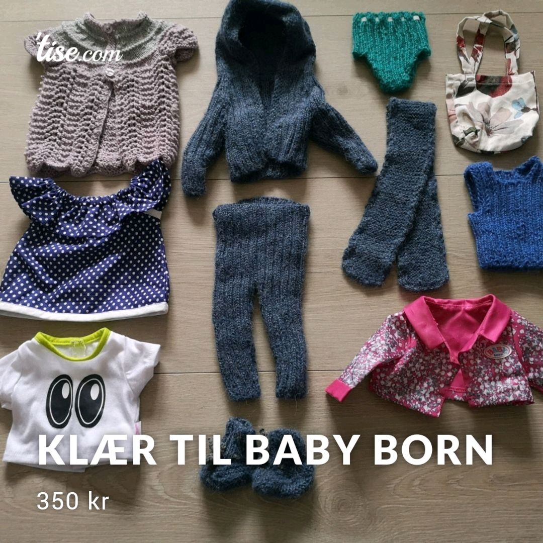 Klær til Baby Born