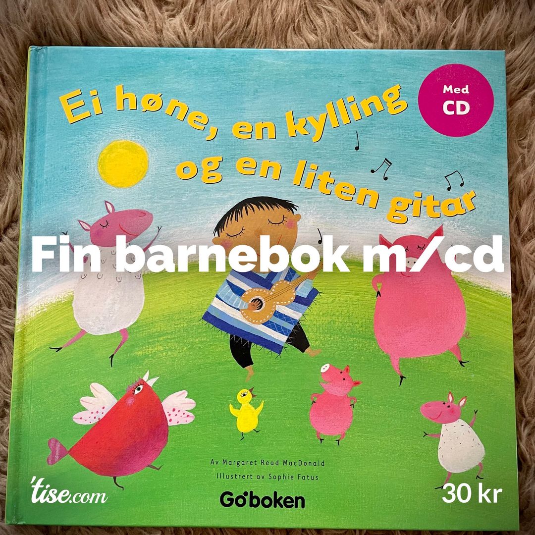 Fin barnebok m/cd