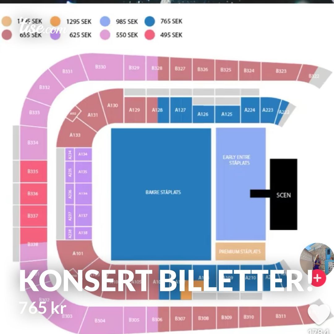 Konsert billetter!