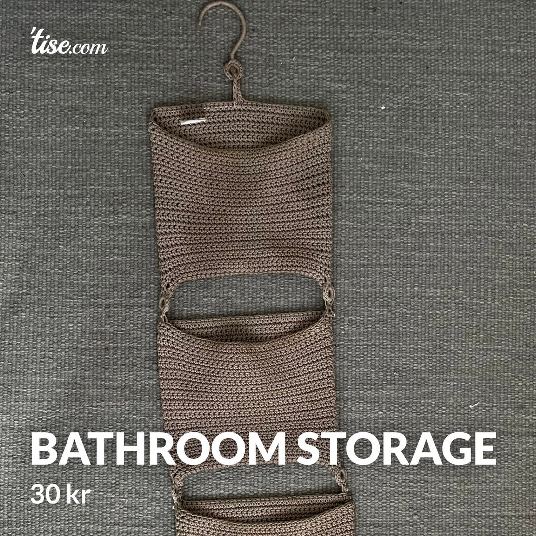 Bathroom storage